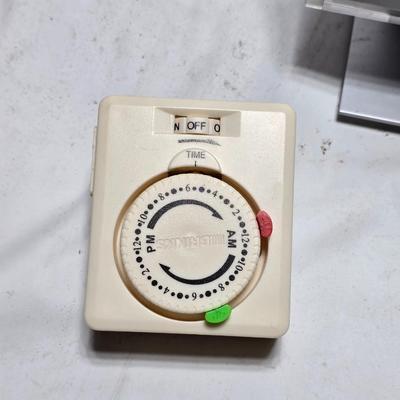 Small home electronics - timers - battery charger - coffee waring plate - radio - and more