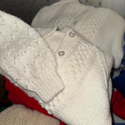 Sale Photo Thumbnail #790: UP122-homemade children’s sweaters, hats, mittens