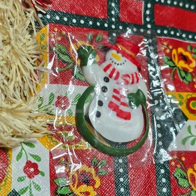 Christmas is coming!! Less than 68 Days away! Christmas decorations - table cloths - snowman - and more