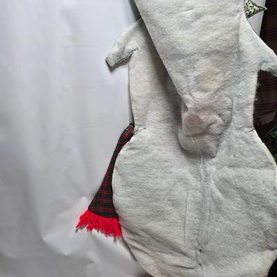 Christmas is coming!! Less than 68 Days away! Christmas decorations - table cloths - snowman - and more
