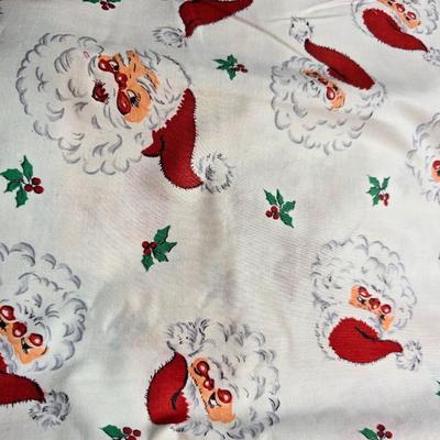 Huge lot of Fabric scraps = different colored - sized - and materials -