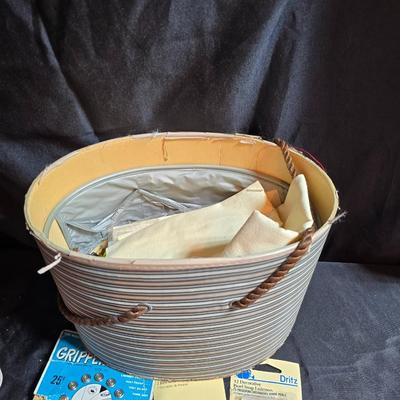 Huge lot of Fabric scraps = different colored - sized - and materials -
