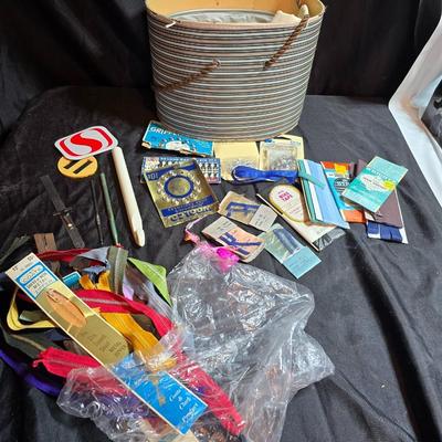 Huge lot of Fabric scraps = different colored - sized - and materials -