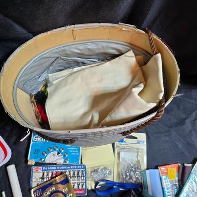 Huge lot of Fabric scraps = different colored - sized - and materials -