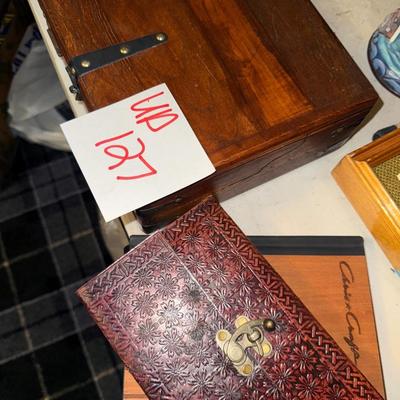 Sale Photo Thumbnail #807: UP127-journals and wooden box