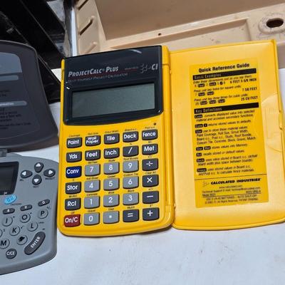 Home office supplies - keyboard- tape recorder - telephones - calculators - notebooks and more
