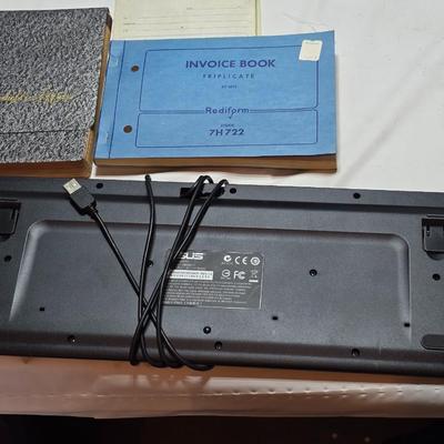 Home office supplies - keyboard- tape recorder - telephones - calculators - notebooks and more