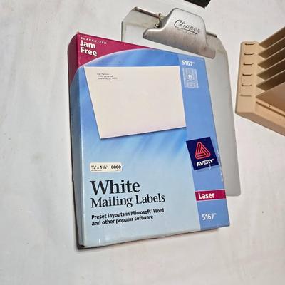 Home office supplies - keyboard- tape recorder - telephones - calculators - notebooks and more