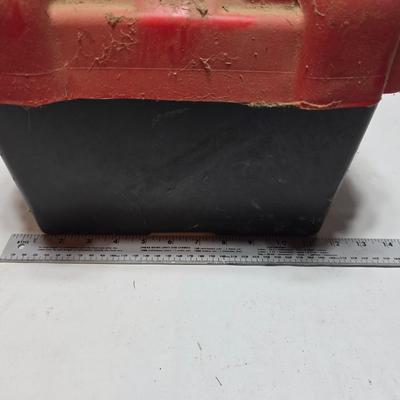 Two lidded fiberglass Battery boxes - Sports master & Willard Battery Company