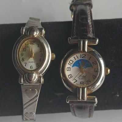 Three wristwatches - White Stag - Moon Phase Ltd. Quartz watch - Easy reader Women's watch