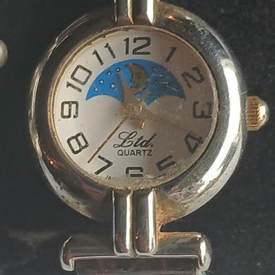 Three wristwatches - White Stag - Moon Phase Ltd. Quartz watch - Easy reader Women's watch