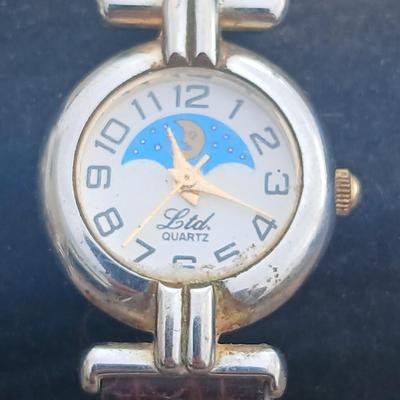 Three wristwatches - White Stag - Moon Phase Ltd. Quartz watch - Easy reader Women's watch