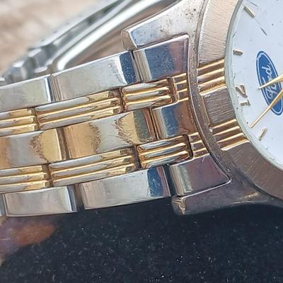 For the love of Ford - Ford logo quartz Wristwatch - 1938 V8 Ford 4 a Ford year pin = Ford and American flag hat pin