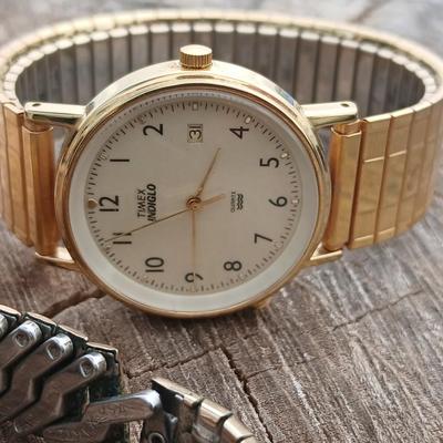 Two vintage Timex wrist watches