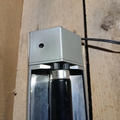 Vintage Aurora projection screen with an electric black light