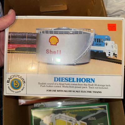 Sale Photo Thumbnail #872: UP146-two boxes of trains and train related items
