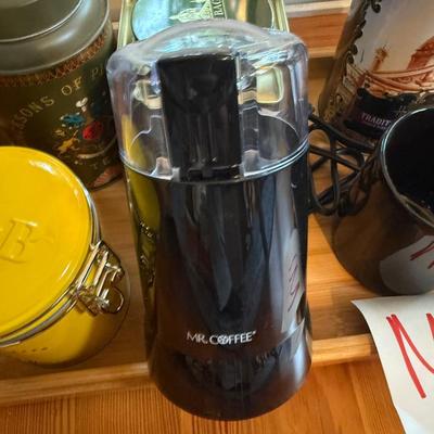 Sale Photo Thumbnail #875: M1-Coffee Grinder, tray and extras