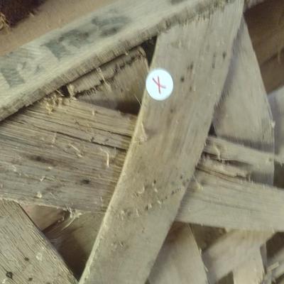 Vintage Authentic Splint Wood Tobacco Leaf Market Basket 'Grower's Warehouse' (X)