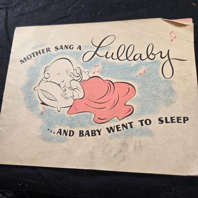 Sale Photo Thumbnail #95: This auction lot is for Vintage Music Booklets Used as Advertising.  This is a set of 2 Vintage Music Booklets Used as Advertising.  The Christmas Carols booklet was handed out by John Hancock Mutual Life Insurance Co. 1956.  The "Lullaby" booklet was fro