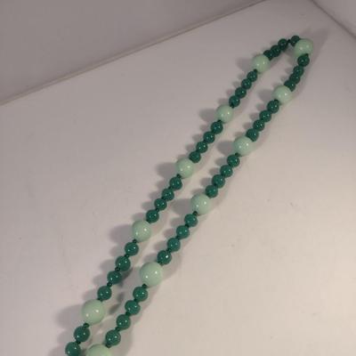 Sale Photo Thumbnail #1053: Hand Strung Bead Necklace- Approx 28" Long (#4)