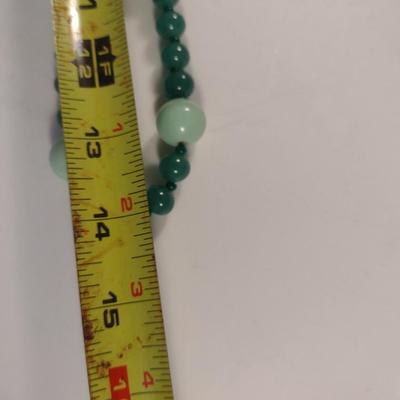 Sale Photo Thumbnail #1056: Hand Strung Bead Necklace- Approx 28" Long (#4)