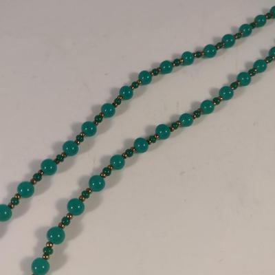 Sale Photo Thumbnail #1063: Hand Strung Bead Necklace- Approx 26" Long (#5)