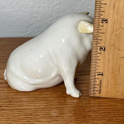 Lot 110 Belleek Pig