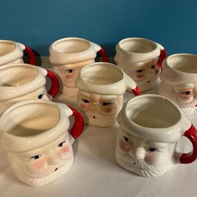 Vintage Santa Mugs - 11
