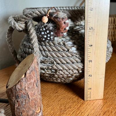 Lot 114 Native American Rope basket