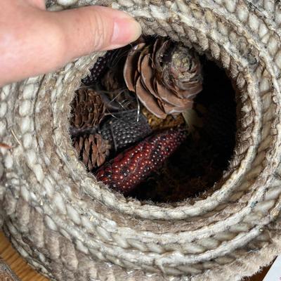 Lot 114 Native American Rope basket