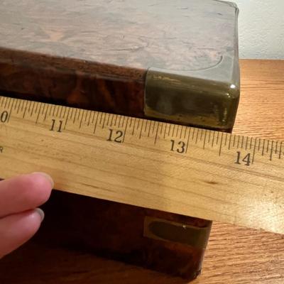 Lot 116 Burled Walnut Writing box