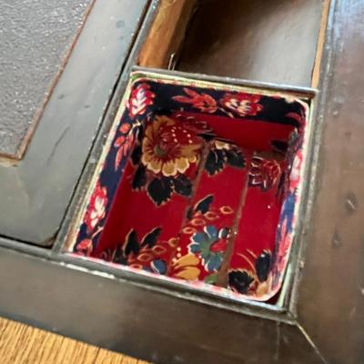 Lot 116 Burled Walnut Writing box