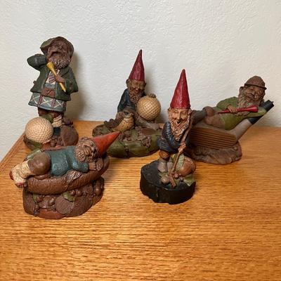 Lot 119 Resin Golf Gnomes