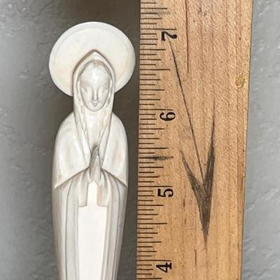 Lot 121 Ivory, yes, Ivory Mother Mary figure
