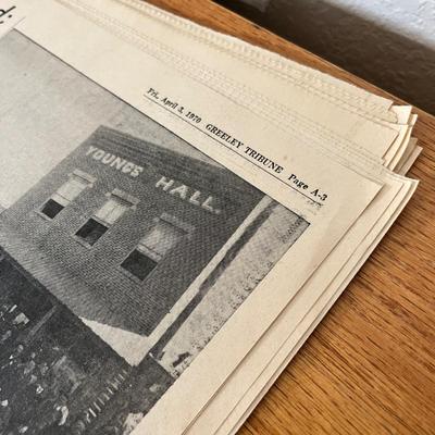 Lot 133 1970 Greeley Tribunes