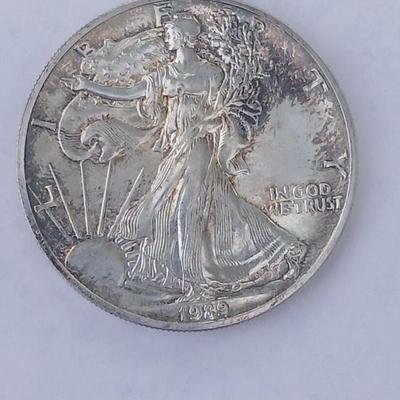 1989 Walking Liberty Half Dollar