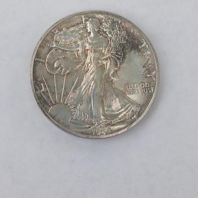 1989 Walking Liberty Half Dollar