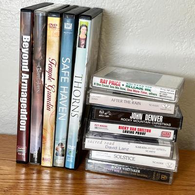 Lot 137 DVDs & Cassettes