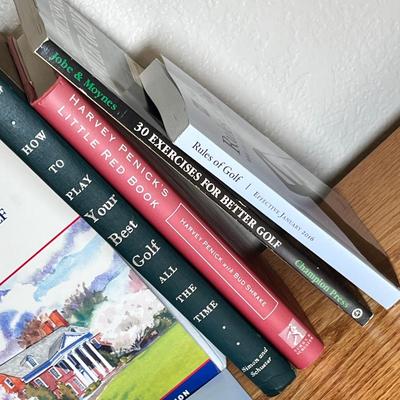 Lot 141 Golf books