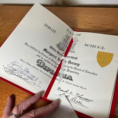 Lot 151 Eaton High & CSU diplomas