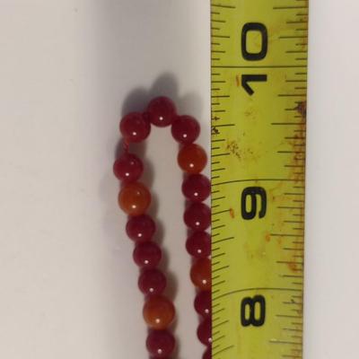 Sale Photo Thumbnail #1088: Pair of Hand Strung Bead Necklaces (#8)