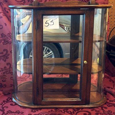 Curved Glass Cairo Cabinet