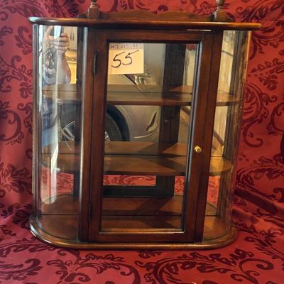 Curved Glass Cairo Cabinet