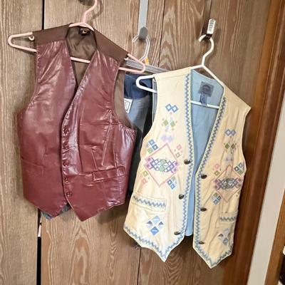 Lot 170 Vintage 80s vests