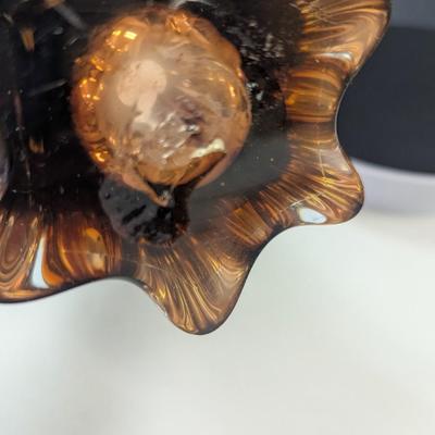 Sale Photo Thumbnail #949: Murano Dark Amber Vase