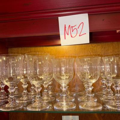 Sale Photo Thumbnail #1069: M52-Wine Glasses