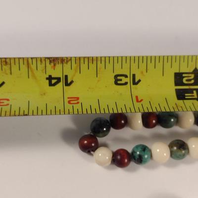 Sale Photo Thumbnail #1096: Pair of Hand Strung Bead Necklaces (#9)