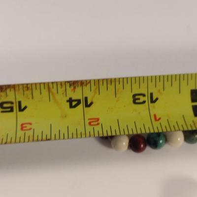 Sale Photo Thumbnail #1095: Pair of Hand Strung Bead Necklaces (#9)