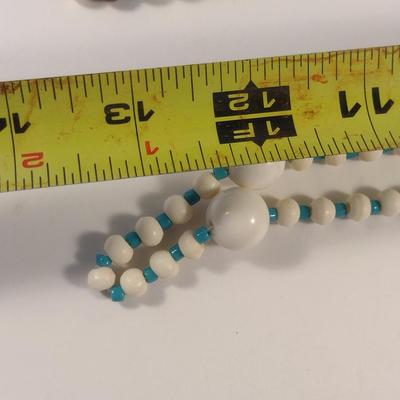 Sale Photo Thumbnail #1097: Pair of Hand Strung Bead Necklaces (#9)