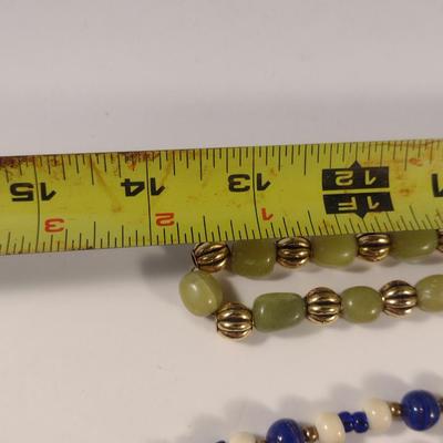 Sale Photo Thumbnail #1105: Collection of Bead Necklaces (#10)